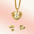 Mini Mouse Pendant Necklace & Stud Earrings Set – Gold & Silver Jewelry