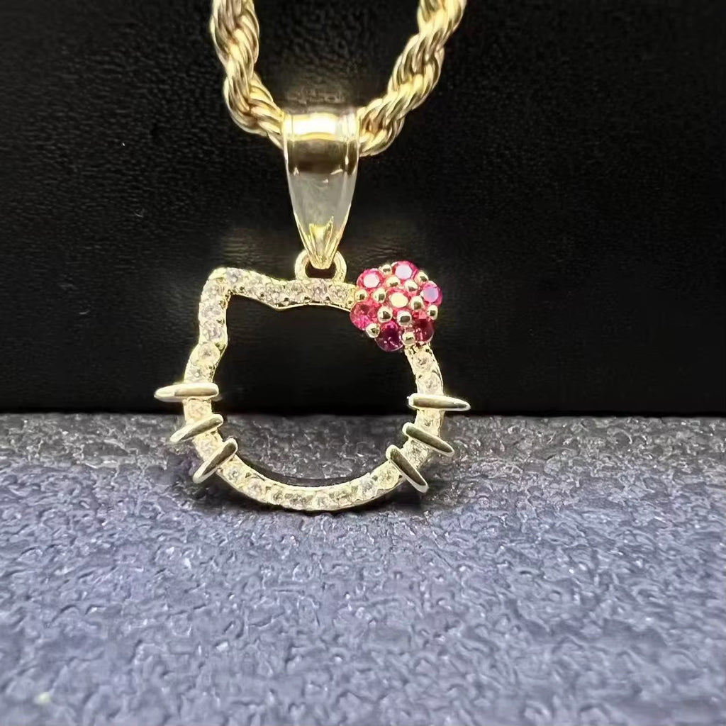 Faceless Kitty Necklace