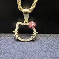 Faceless Kitty Necklace