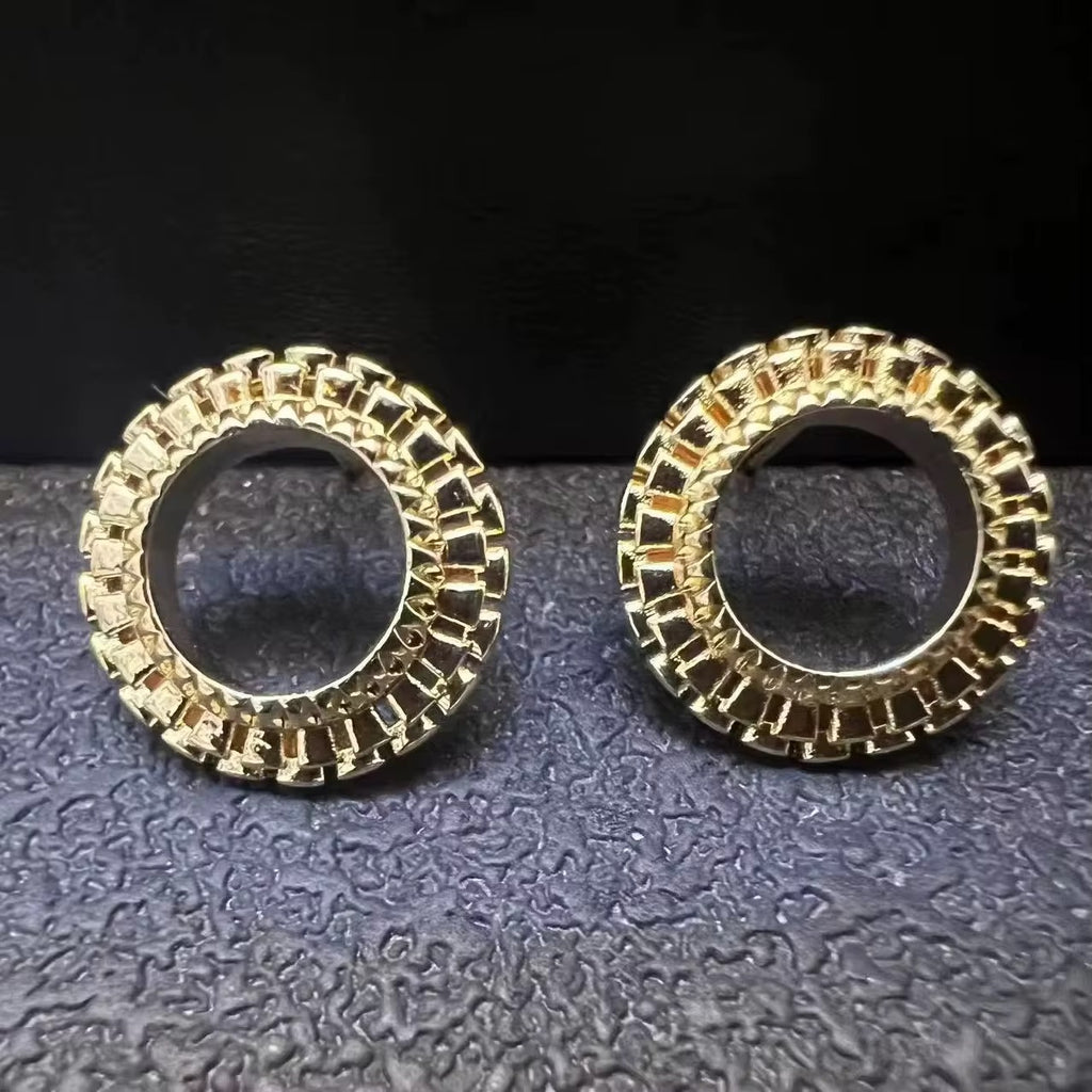 Circle Rolex Earrings