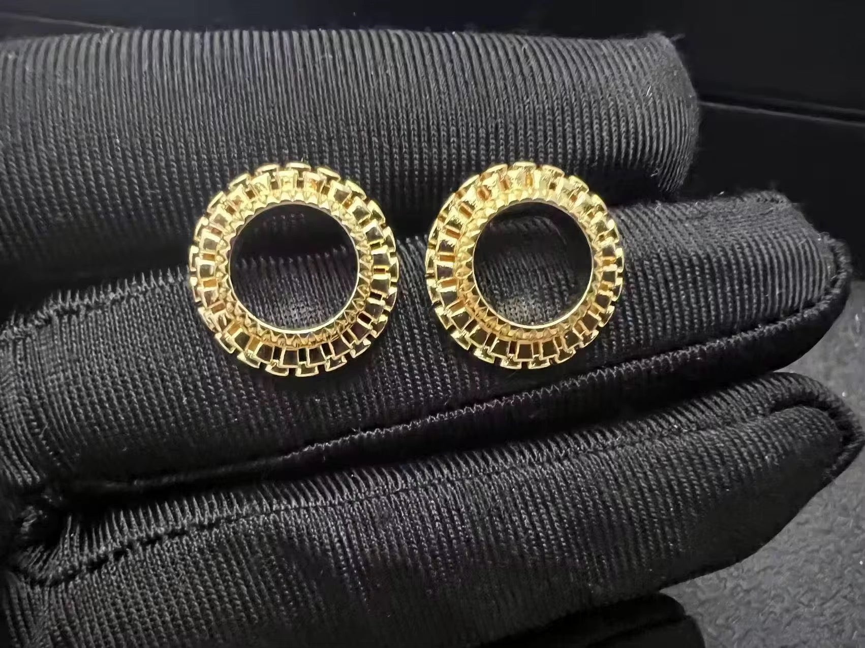 Circle Rolex Earrings