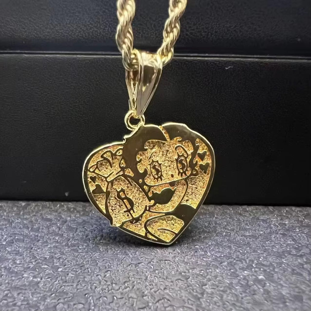 Betty Boop Heart Necklace