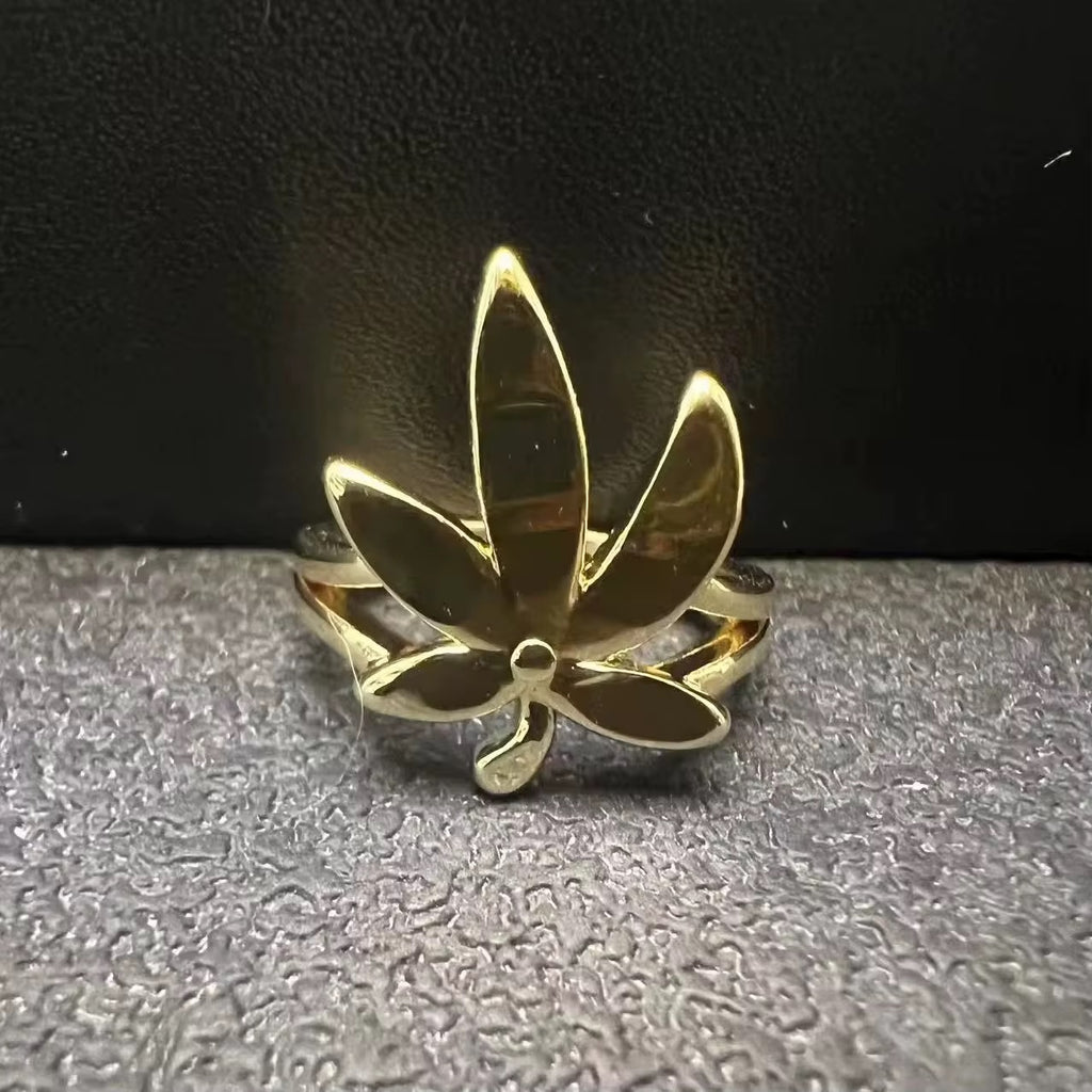 Golden Lotus Ring