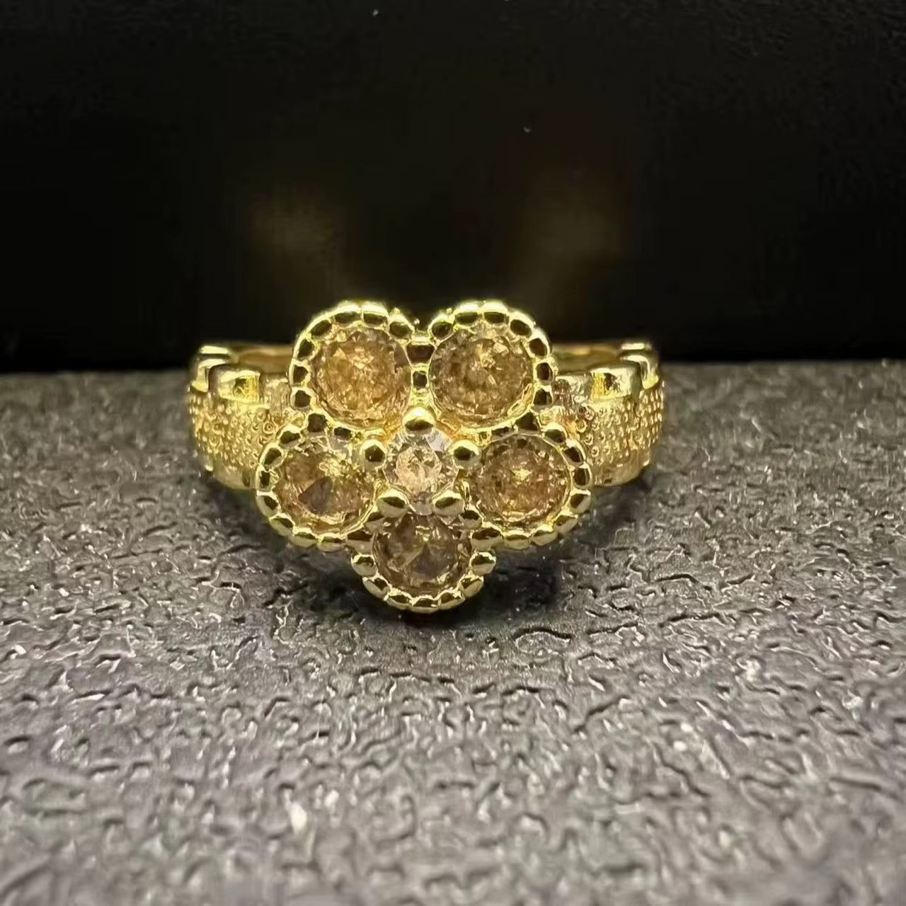 Crystal Bloom Ring