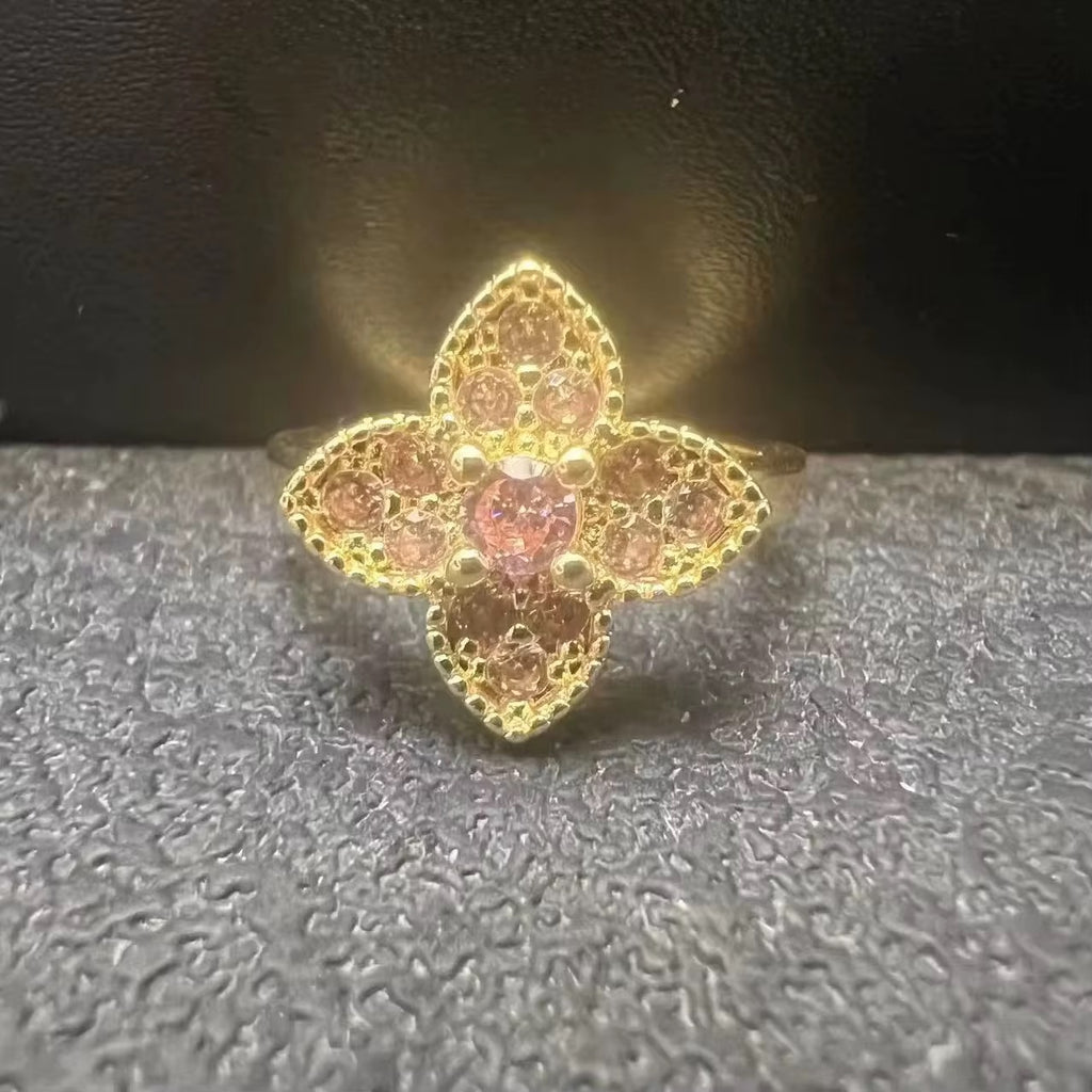 Blush Clover Ring