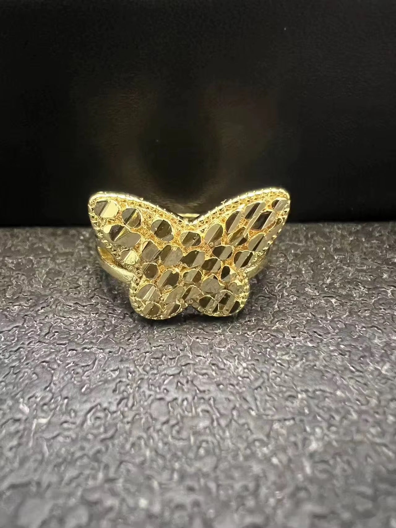 Nugget Butterfly Ring