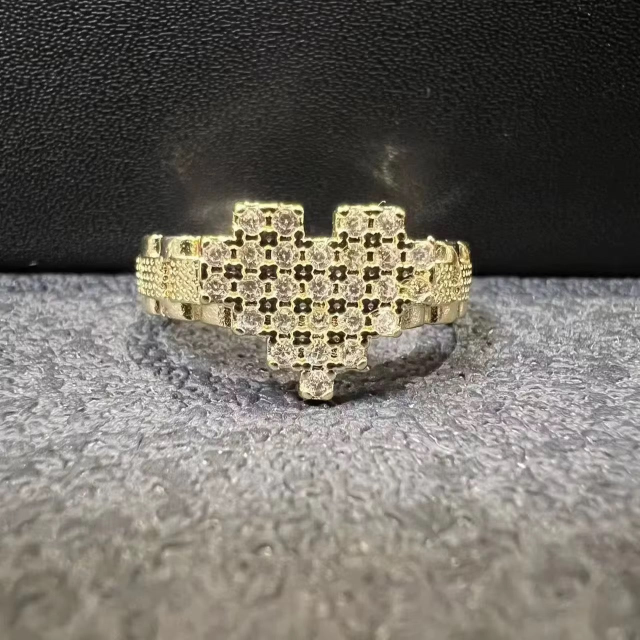 Pixel Heart Ring
