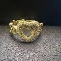 Golden Heart Ring