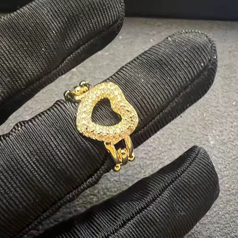 Golden Heart Ring